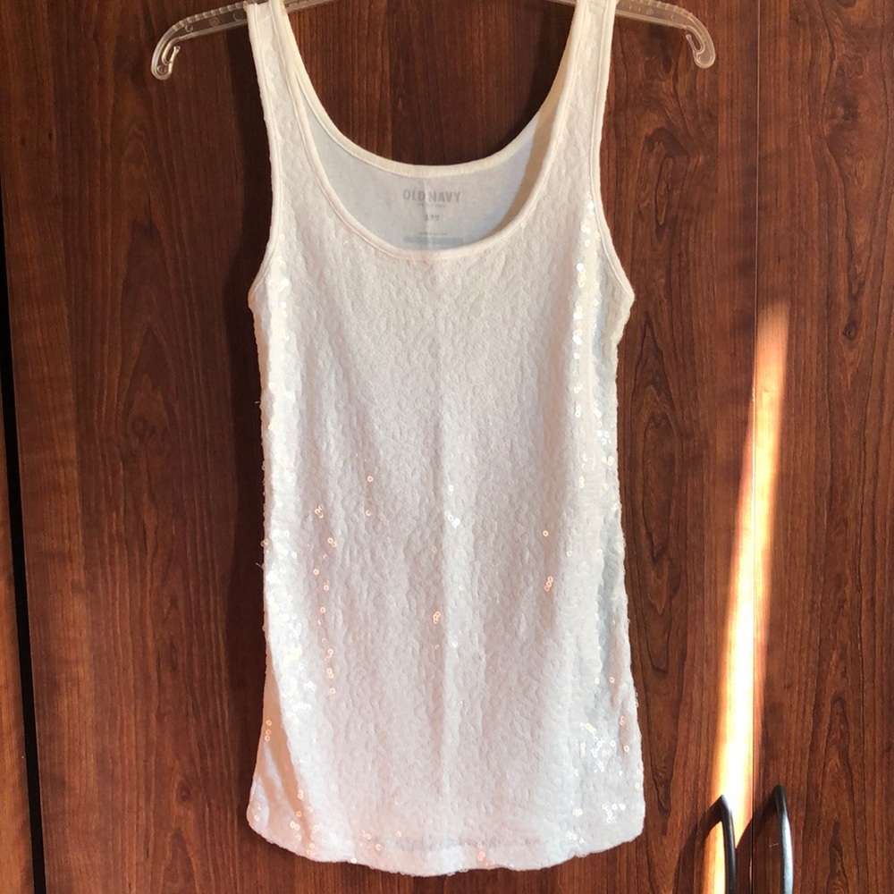 Old Navy Small Sequin Tank Top